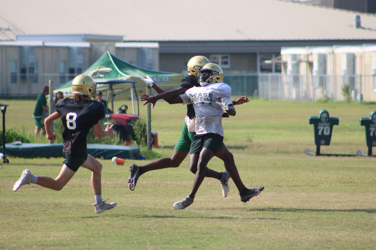 Nease’s defense has the potential to be strong against the pass and the run.